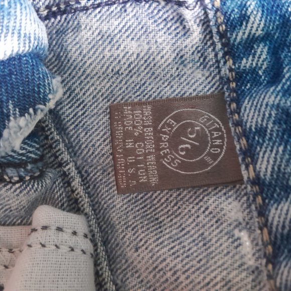 GITANO Express Acid Wash Denim Pencil Skirt - Vintage 80s/90s Vibes! - Picture 9 of 9